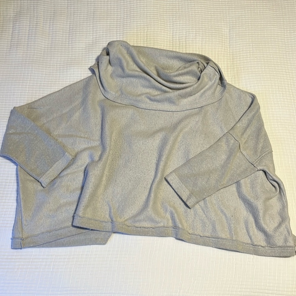 Free People Split Back Sweater